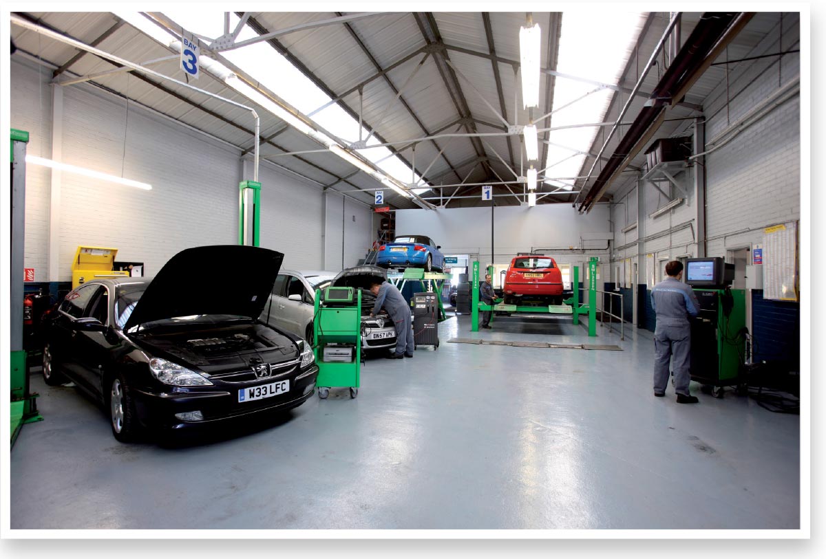 Bosch Service Centre retouching - before