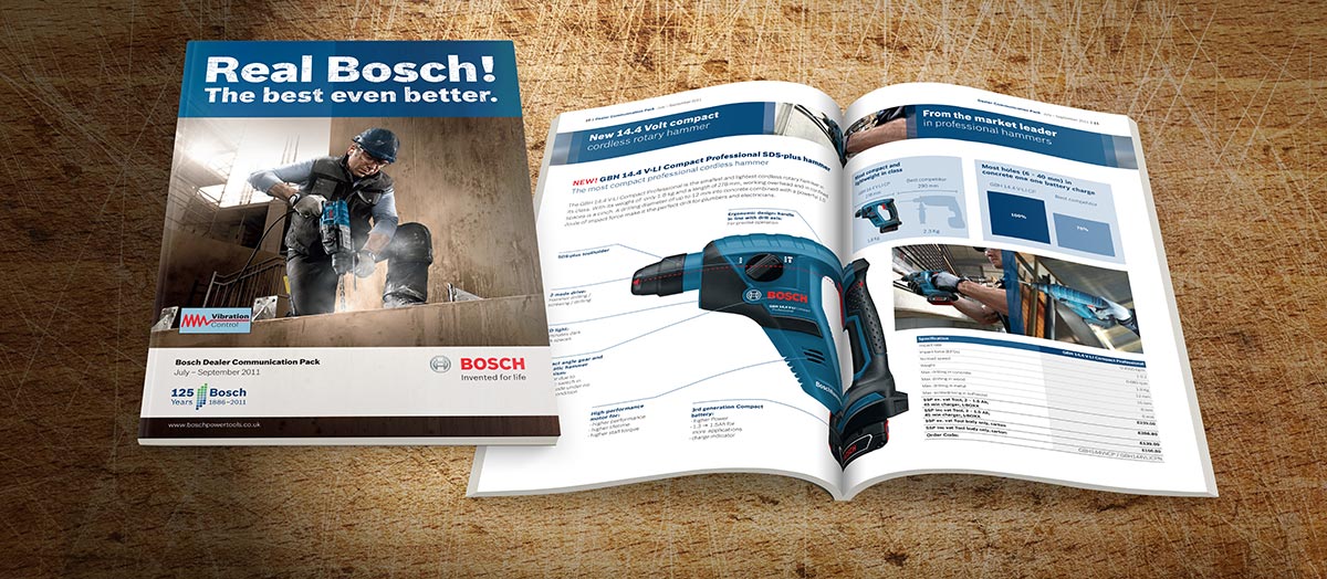 Bosch professional dealer communications pack brochure