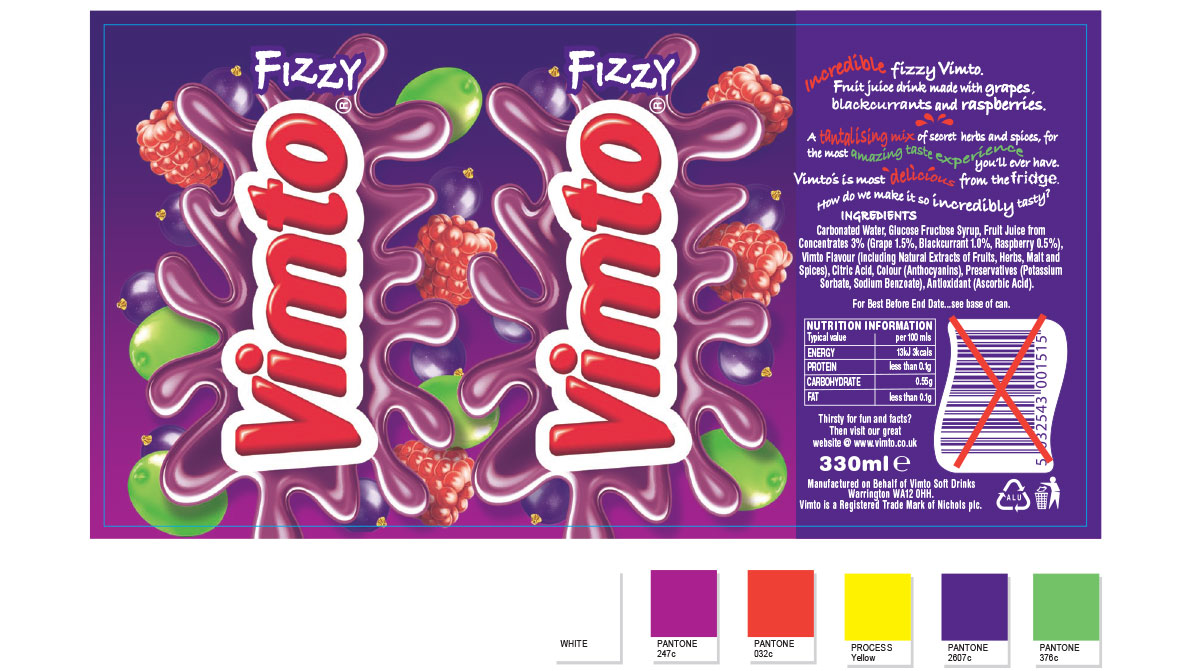 vimto drinks packaging  u2013 drinkworks