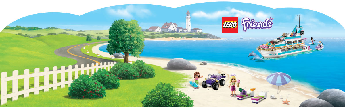 LEGO Friends wall displays